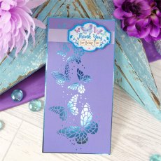 Hunkydory Mirri Card Blue Shimmer | A4