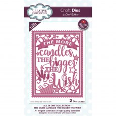 Sue Wilson Craft Dies All in One Collection The More Candles The Bigger The Wish | Set of 2