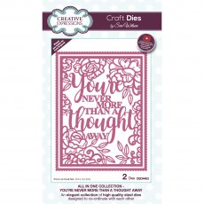 Sue Wilson Craft Dies All in One Collection You’re Never More Than A Thought Away | Set of 2