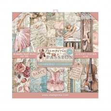 Stamperia Paper Pad Passion | 12 x 12 inch