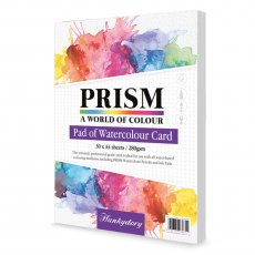 Hunkydory Prism Pad of Watercolour Card A4 | Pack of 30