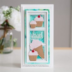 Sue Wilson Craft Dies Mini Expressions Collection Stacked Sweet Wishes