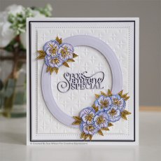 Sue Wilson Craft Dies StampCuts Collection Pansy Trio