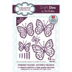 Sue Wilson Craft Dies Finishing Touches Collection Butterfly Delights