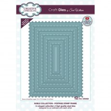 Sue Wilson Craft Dies Noble Collection Postage Stamp Frame | Set of 12