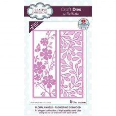 Sue Wilson Craft Dies Floral Panels Collection Flowering Dogwood | Set of 5
