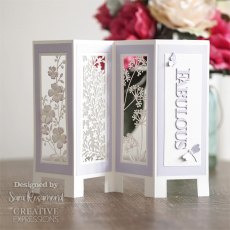 Sue Wilson Craft Dies Floral Panels Collection Cosmos | Set of 5