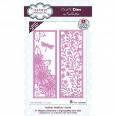 Sue Wilson Craft Dies Floral Panels Collection Daisy | Set of 5