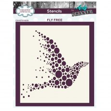 Creative Expressions Stencils By Andy Skinner Fly Free | 5.25 x 5.25 inch
