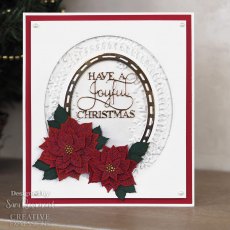 Sue Wilson Craft Dies Festive Collection Ornate Oval Frame