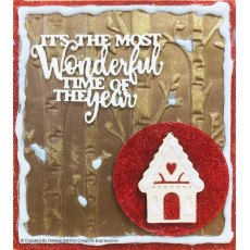 Creative Expressions Craft Dies Paper Cuts Collection Mini Christmas Cottage