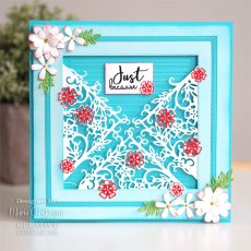 Creative Expressions Craft Dies Paper Cuts Collection Forget Me Not Corner | Set of 4