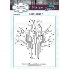Creative Expressions Pre Cut Rubber Stamp by Andy Skinner Circuitree