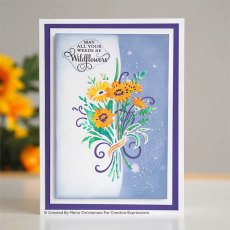 Creative Expressions Craft Dies Paper Cuts Collection Daisy Bouquet Edger