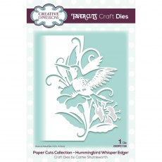 Creative Expressions Craft Dies Paper Cuts Collection Hummingbird Whisper Edger