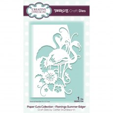 Creative Expressions Craft Dies Paper Cuts Collection Flamingo Summer Edger