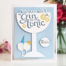 Creative Expressions Craft Dies Paper Cuts Collection Gin To My Tonic Edger