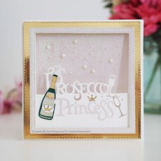 Creative Expressions Craft Dies Paper Cuts Collection Prosecco Princess Edger