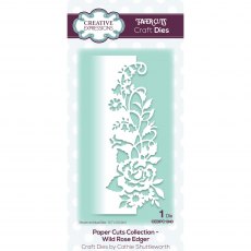 Creative Expressions Craft Dies Paper Cuts Collection Wild Rose Edger
