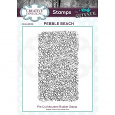 Creative Expressions Pre Cut Rubber Stamp by Andy Skinner Pebble Beach