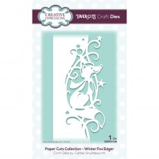 Creative Expressions Craft Dies Paper Cuts Collection Winter Fox Edger