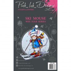 Pink Ink Designs Clear Stamp Ski Mouse