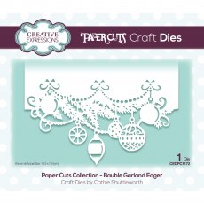 Creative Expressions Craft Dies Paper Cuts Collection Bauble Garland Edger