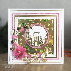 Creative Expressions Craft Dies Paper Cuts Collection Christmas Town Edger