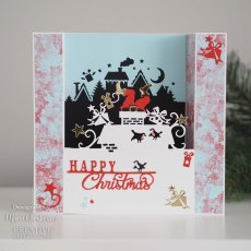 Creative Expressions Craft Dies Paper Cuts Collection Look Out Santa's About Edger