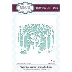 Creative Expressions Craft Dies Paper Cuts Scenes Collection Snowy Embrace
