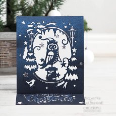 Creative Expressions Craft Dies Paper Cuts Scenes Collection Santa Owl