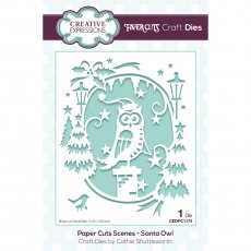 Creative Expressions Craft Dies Paper Cuts Scenes Collection Santa Owl
