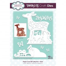 Creative Expressions Craft Dies Paper Cuts 3D Collection Deer | Set of 10
