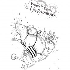 Pink Ink Designs Clear Stamp Rain Mouse