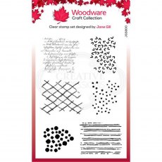 Woodware Clear Stamps Bubble Texture Blots | Set of 6