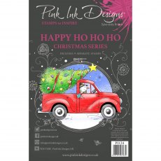 Pink Ink Designs Clear Stamp Happy Ho Ho Ho | Set of 8