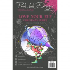 Pink Ink Designs Clear Stamp Love Your Elf | Set of 6