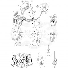 Pink Ink Designs Clear Stamp Hey Mr Snowman | Set of 7