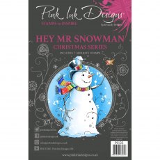 Pink Ink Designs Clear Stamp Hey Mr Snowman | Set of 7