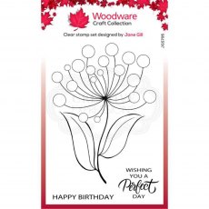 Woodware Clear Stamps Bubble Bloom Gilly | Set of 3