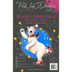 Pink Ink Designs Clear Stamp Beary Christmas | Set of 10
