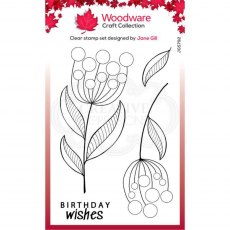 Woodware Clear Stamps Bubble Bloom Jeanie | Set of 3