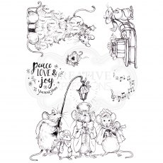Pink Ink Designs Clear Stamp A Christmas Carol | Set of 6