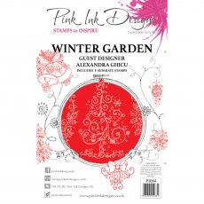 Pink Ink Designs Clear Stamp Winter Garden | Set of 9