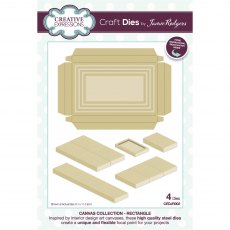 Creative Expressions Jamie Rodgers Craft Die Canvas Collection Rectangle
