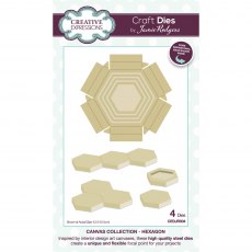 Creative Expressions Jamie Rodgers Craft Die Canvas Collection Hexagon