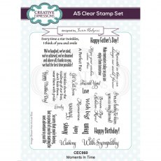 Jamie Rodgers Clear Stamp Set Moments in Time | Set of 25