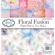 Creative Expressions Jamie Rodgers Paper Pad Floral Fusion | 8 x 8 inch