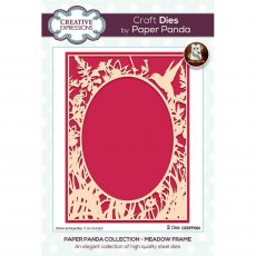 Creative Expressions Craft Dies Paper Panda Meadow Frame | Set of 2