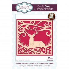 Creative Expressions Craft Dies Paper Panda Graceful Deer | Set of 2
